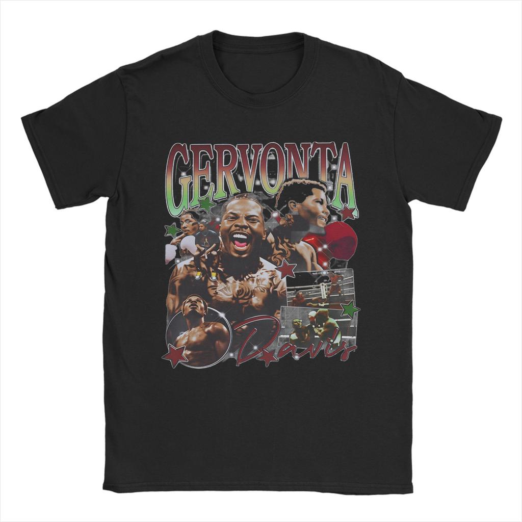 Casual Tank Gervonta Davis TShirts Unisex O Neck 100 Cotton T Shirt Short Sleeve Tees Graphic Clothes