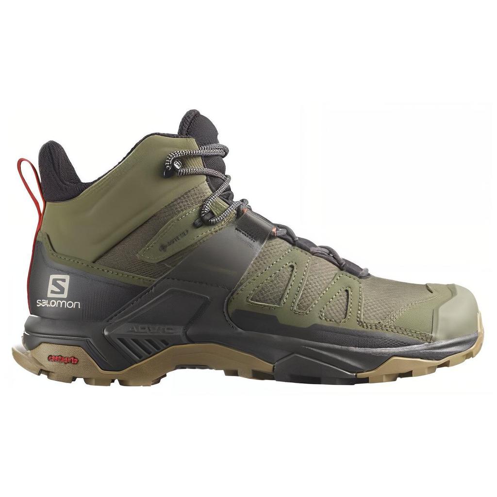SALOMON X Ultra 4 Lightweight Comfortable Durable Breathable High-Top Outdoor Functional Shoes Men Shoes Brown 417398