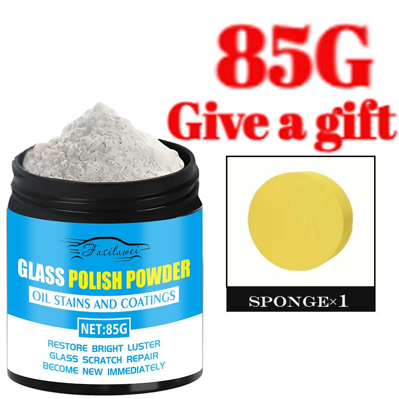 

85g Glass Repair Powder - Car Windows, Mirrors, Chrome Parts, Headlight Scratch Remover and Polish - Anti-Scratch Protective Coa