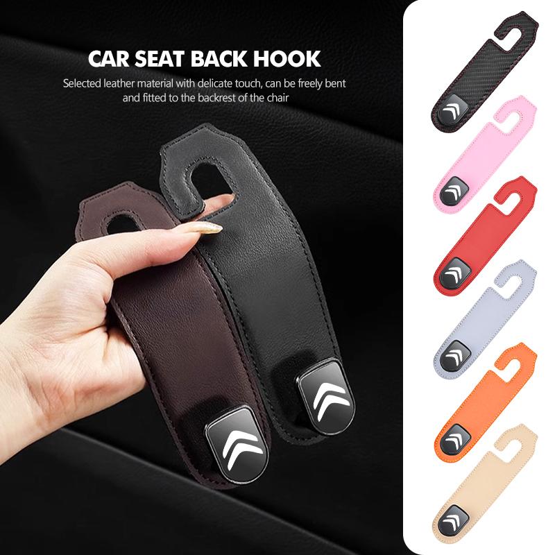 Auto Rücksitz Aufbewahrung Hängehaken Handtaschen Kleiderhalter Für Citroen C4 C3 C5 C1 C2 C6 VTS C4L DS3 DS4 DS5 Grand Berlingo