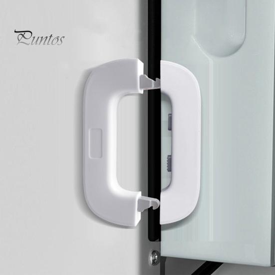 Child Safety Refrigerator Lock Self-adhesive Multi-Purpose Drawer Cupboard Oven Fridge Door Baby Proof Latch Lock Child Proofing Safety Buckle