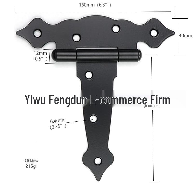 

Прочная Декоративная Т-образная петля для амбара, домика и дверей