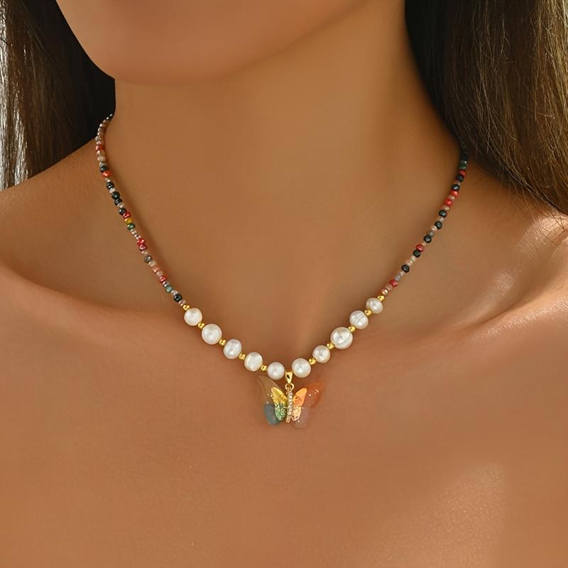 

Модное ожерелье для женских украшений разноцветный