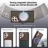 For Samsung Galaxy S23 Ultra Case with Lens Kickstand Matte Back Cover Compatible with MagSafe