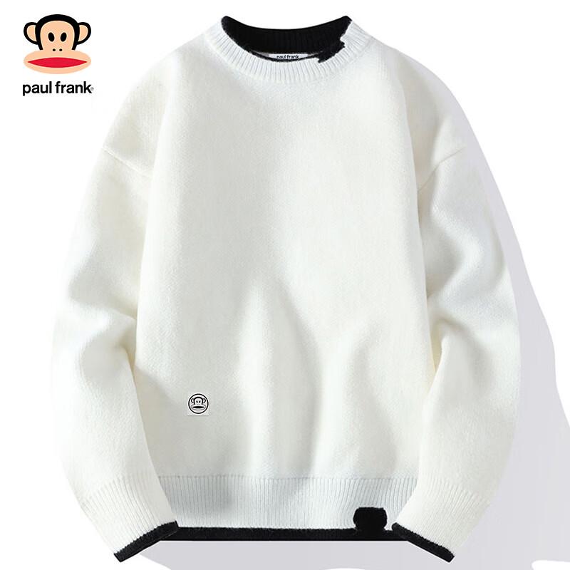Paul Frank Men's Winter Fleece-Lined Faux Two-Piece Knit Sweater