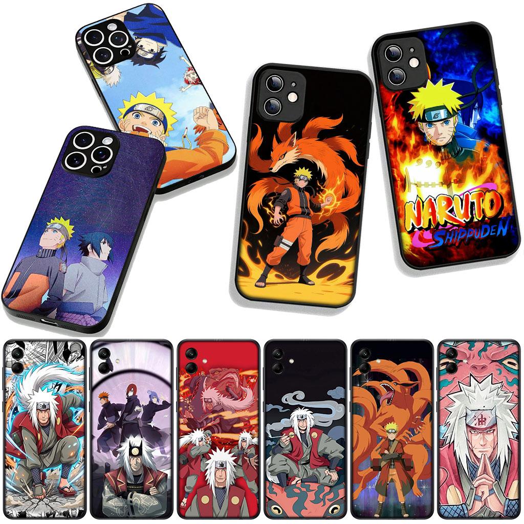 Jiraiya Narutos Uchiha Sasuke Cover Telefoonhoesje voor Apple iPhone 16 15 14 Plus 13 12 Mini 17 Pro Max + ProMax 16E Air