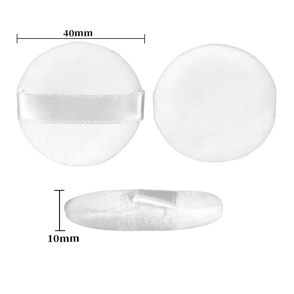 Crystal Fluff Super Soft Double-Sided Loose Powder Puff - Non-Absorbent Compact