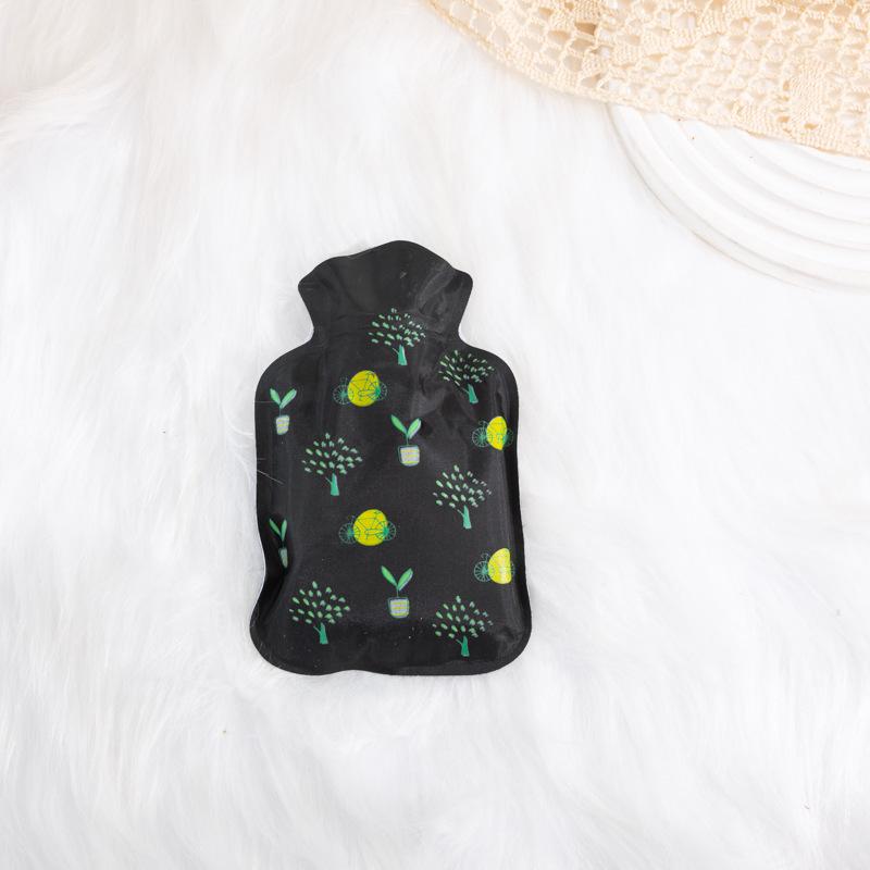Double-Layer Floral Cartoon Hot Water Bag - Cute, Thickened, and Hand Warmers for Winter