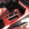 Carbon Fiber Gear Shift Film for Peugeot 4008/5008 Interior Modification