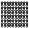 100Pcs M10 X 1.25 Hex Nut Carbon Steel Nut for 168F 170 188 Gasoline Generator Black