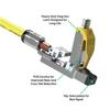 Cat8 RJ45 40G tienený kovový odliatok na zakončenie poľa HDBaseT Easy Jack Ethernetový konektor Internetový adaptér [LINKUP] 12-balenie -
