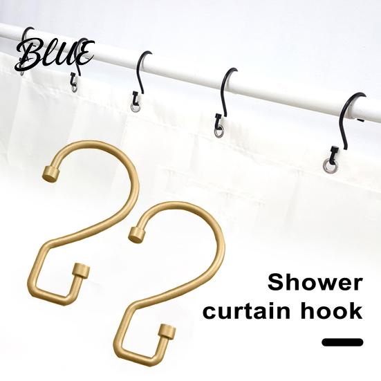 Stylish Curtain Hook Hooks for Space-Saving Space-saving Installation Adjustable 2Pcs Easy S-Shaped Hanging Home Bathroom