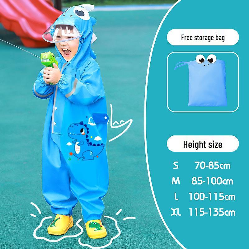 2025 Neues Wasserdichtes Ganzkörper-Regenmantel-Set für Jungen und Mädchen – Perfekt für Kindergartenkinder