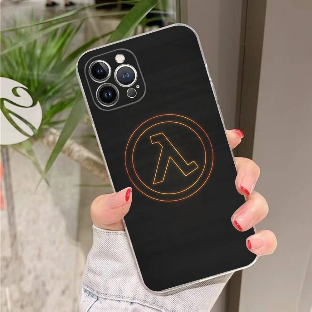 

H-Half Life-e 2 Для iPhone 11 12 13 14 15 16 17 Pro Max Plus Air Прозрачный Прозрачный Ударопрочный Чехол iPhone 16 plus