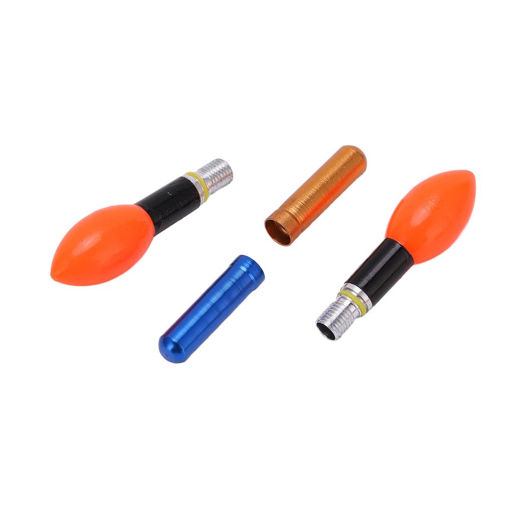 2Pcs LED Fishing Bobbers Premium Plastic Sturdy Durable Bright Practical LED Fishing Floats with Two Batteries