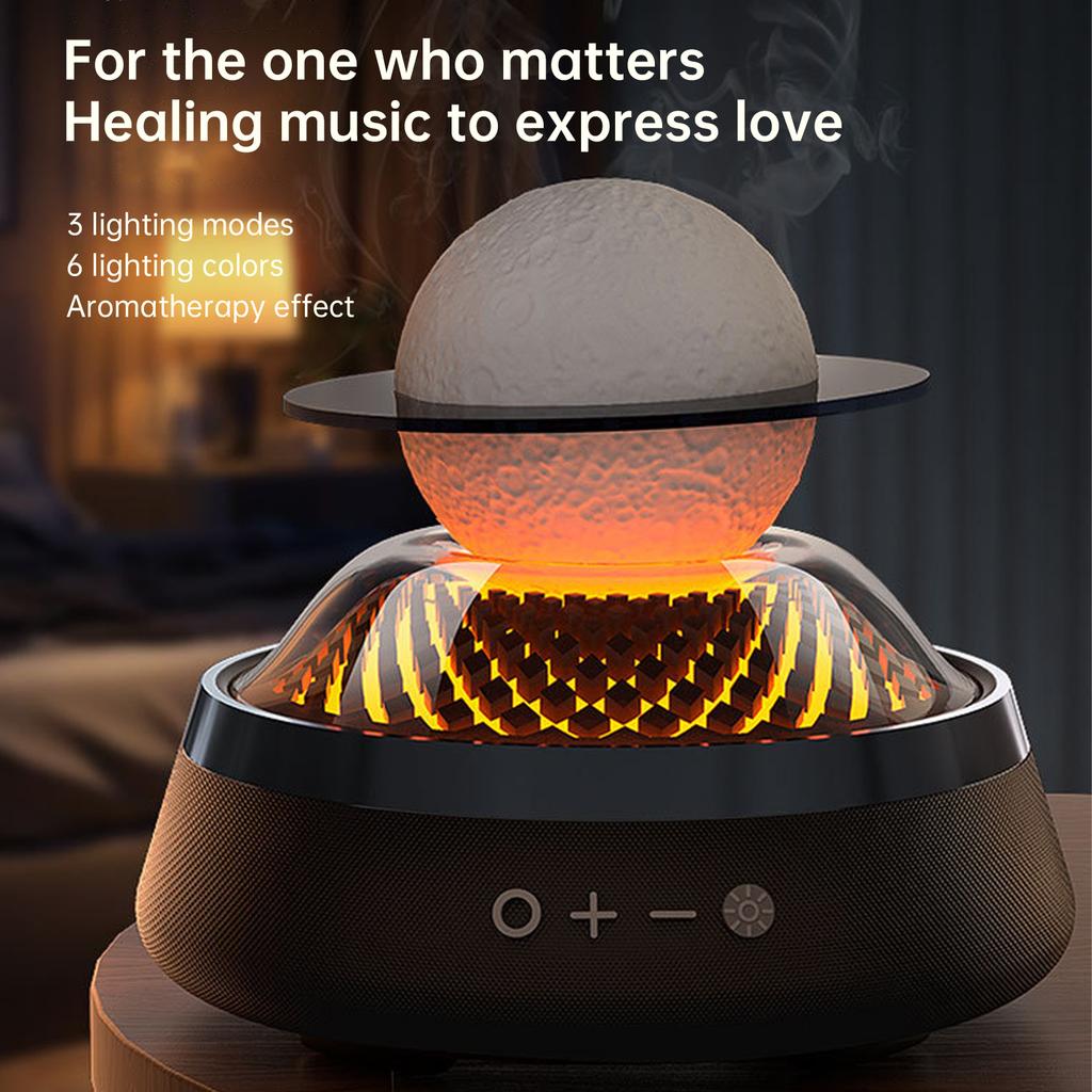 Essential Oil Diffuser with Wireless Speaker LED Colorful Atmosphere Light Nightlight Music Player