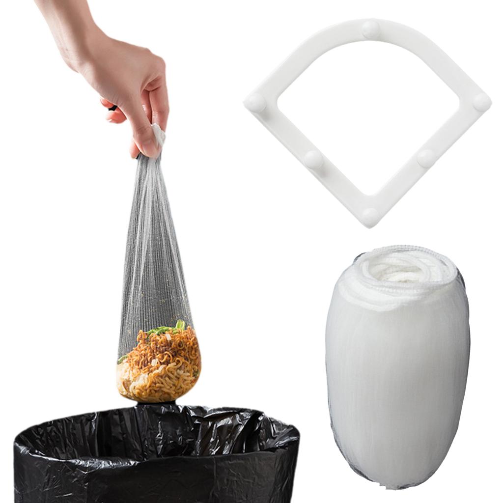 Kitchen Disposable Drained Garbage Bags Sink Filter Net Food Catcher for Utility Sinks Floor Drains