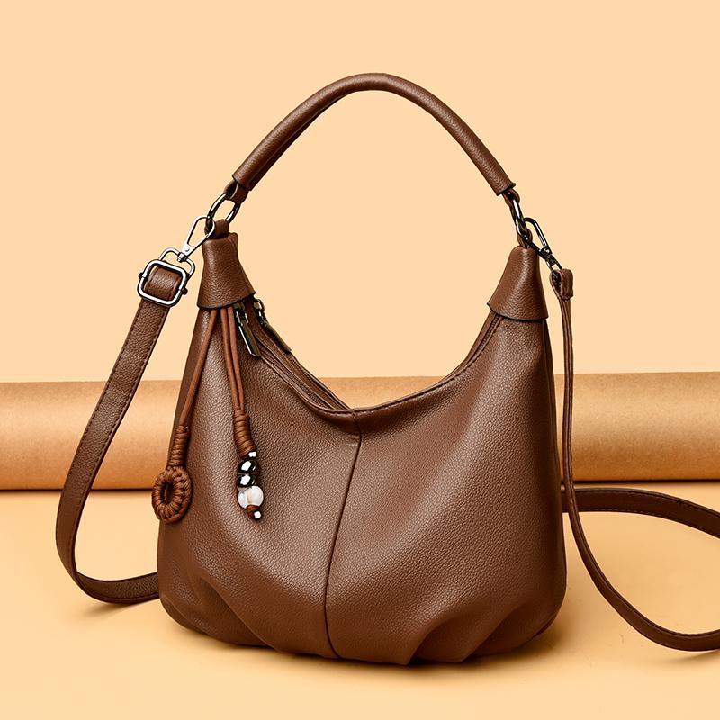 Vintage Große Kapazität Achseltasche Damen Schulter Crossbody Tasche