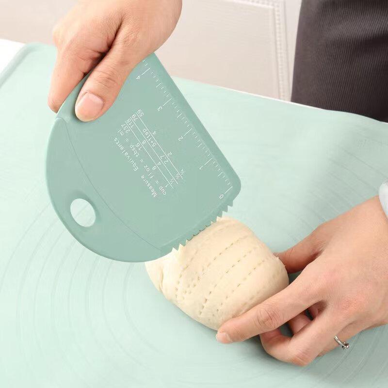 Food-Grade Silicone Cake Scraper & Spatula Set