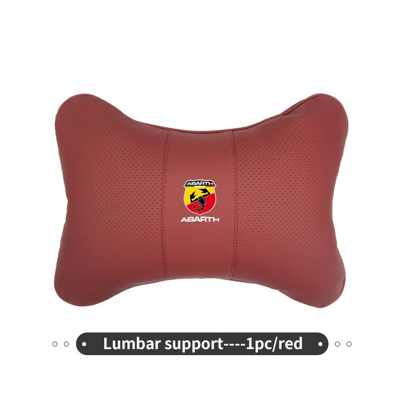 Car Seat Back Head Neck Pillow Cushion Headrest Lumbar Support For Abarth FIAT 500 Ducato Stilo Palio UNO Astra Bravo Tipo