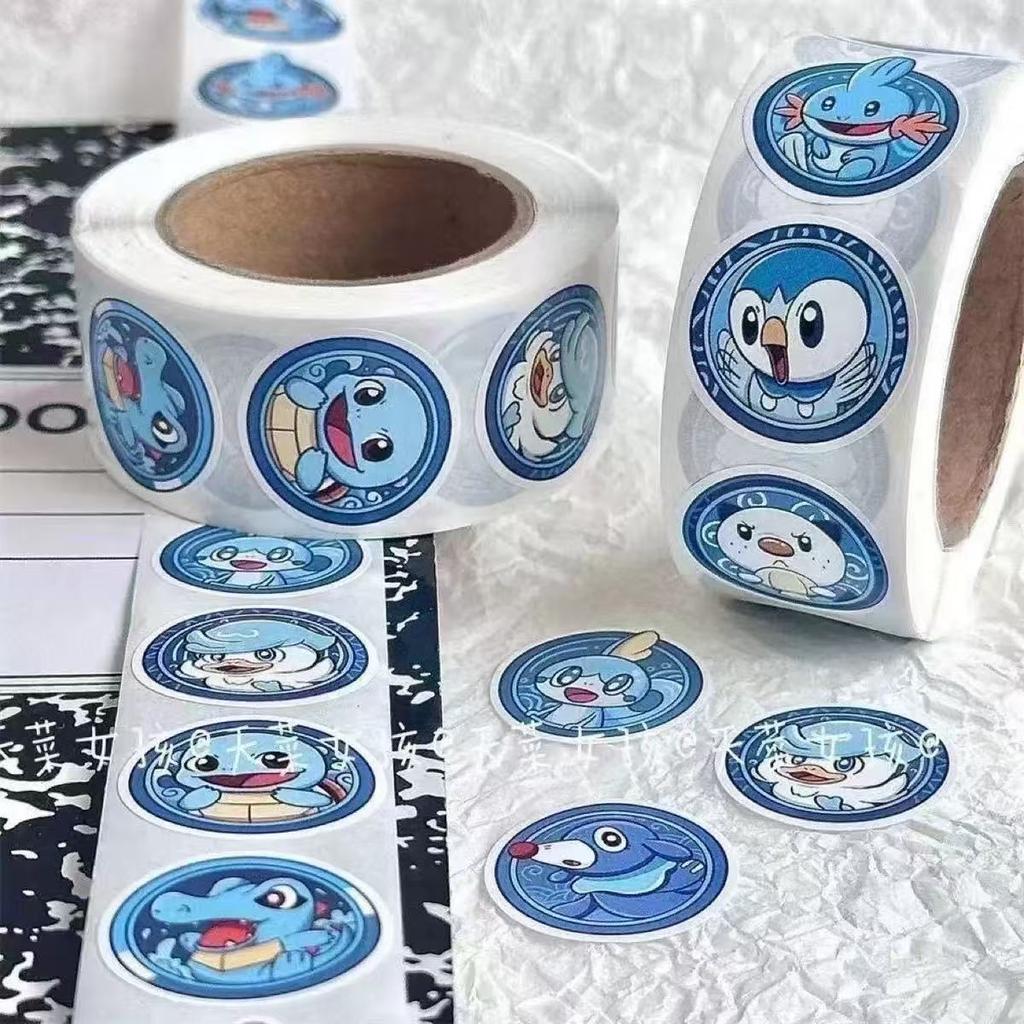 500PCS Anime Stickers Cute Pikachu Cartoon Graffiti Decals DIY Laptop Phone Decor Kids Gift Reward Toy Sticker