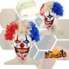 Explosive Head Clown Latex Mask For Halloween Horror Escape Room Haunted House