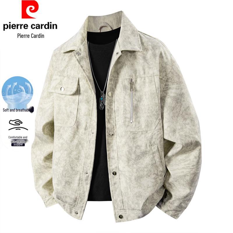 Pierre Cardin Men's American Vintage Washed Bomber Jacket