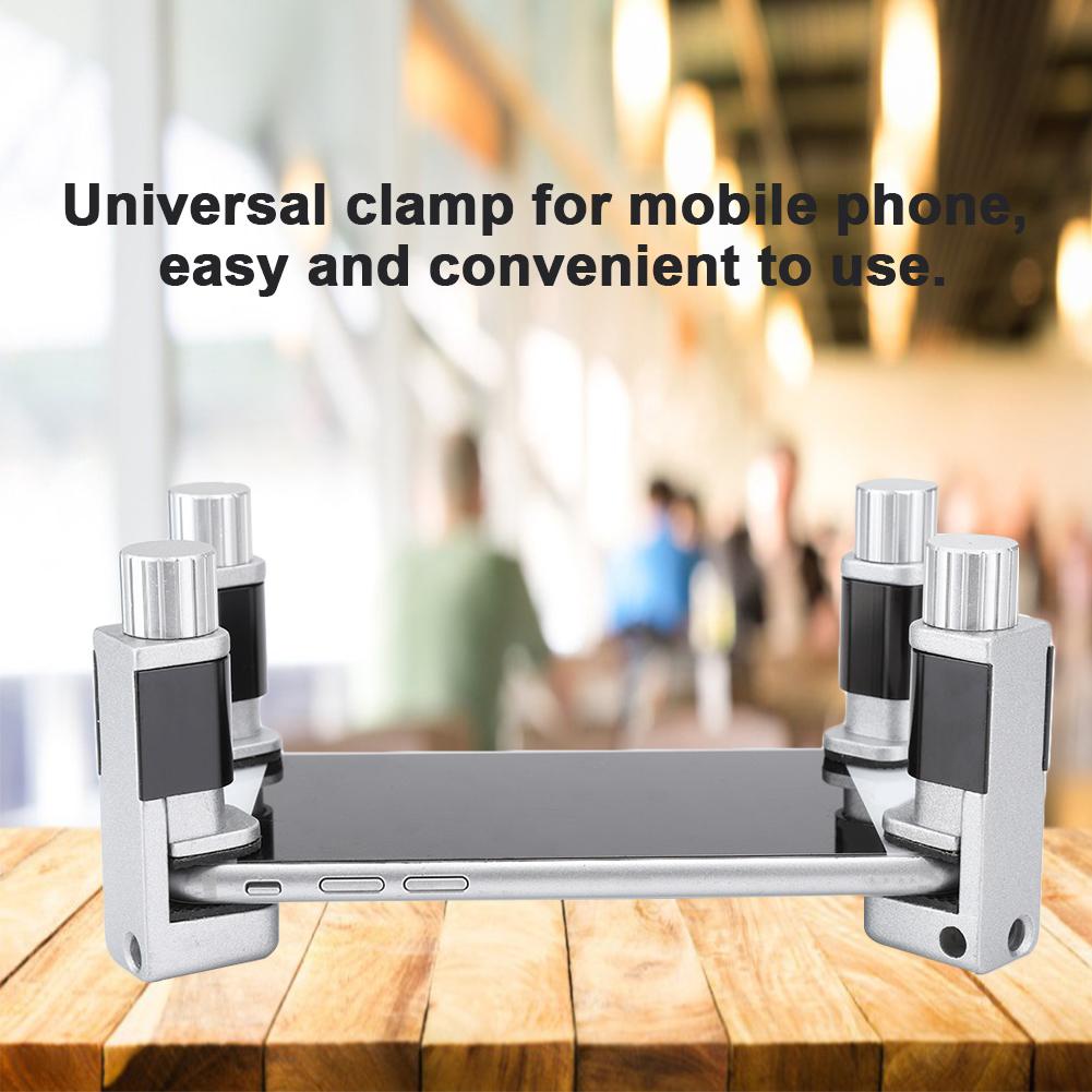 4PCS Universal Mobile Phone Screen Clip Aluminum Alloy Fixture Clamp Repair Tool