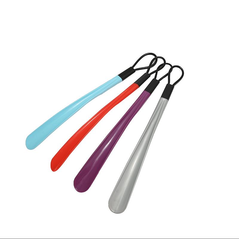 Long Handle Plastic Shoehorn for Easy Shoe Wearing—Ideal for Seniors and Pregnant Women, Available in Multiple Colors