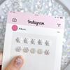 New Snowflake Nail Art Accessories Internet Celebrity Christmas Flat Double Layer White Ice Flower Resin Wearable Nail Decorations
