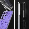 Infinity On Purple Clear Silicone Phone Case For Samsung Galaxy S23 S22 5G S20 Ultra S21 FE 5G S10E S9 S8 S10 Plus Soft Cover