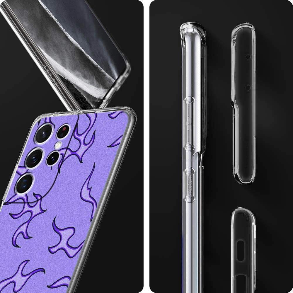 Infinity On Purple Clear Silicone Phone Case For Samsung Galaxy S23 S22 5G S20 Ultra S21 FE 5G S10E S9 S8 S10 Plus Soft Cover