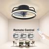 50W 33CM Stepless Dimming LED Ceiling Fans Lighting for Bedroom Indoor Ceiling Fan with 2.4G Remote Control DC Motor AC85-265V
