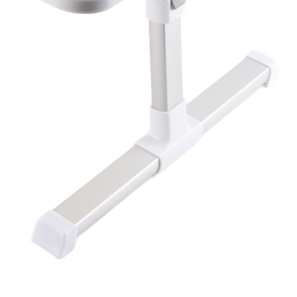 Laptop-Betttisch mit klappbaren Beinen, drehbarer Tischplatte, Aluminiumlegierung, tragbarer Laptop-Schreibtisch für