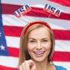 Independence Day Headband 9X Red White Blue Memorial Day Hair Hoop US Flag Headwear Photo Props For Adults And Children