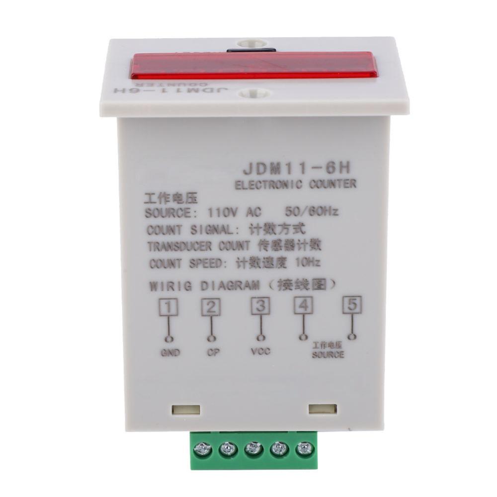 0-999999 Counting Range Electronic Counter Count Accumulating Totalizer  Traffic Monitoring