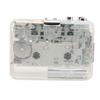 Cassette Player HiFi Noiseless Transparent Shell Portable Tape to MP3 Converter with Earphone for