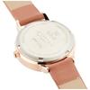 Fieldwork Women's Analog Copage Watch, Waterproof, Floral Print, Pink Gold, Leather Strap, Brown, ST276-4