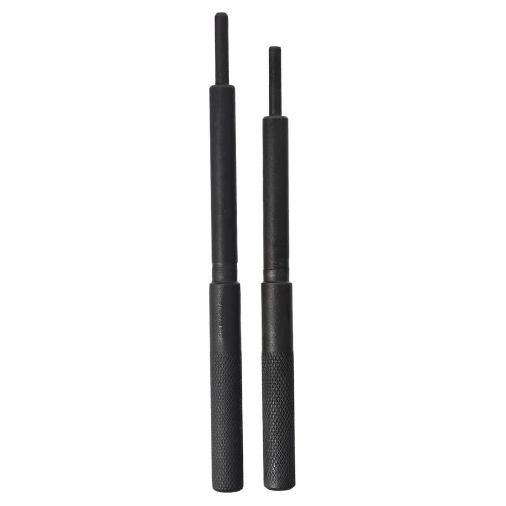 2 Pcs Dia: 5mm and 5.5mm Engine Valve Guide Tool Metal Dark Gray Grinding Stick Lapping Tool