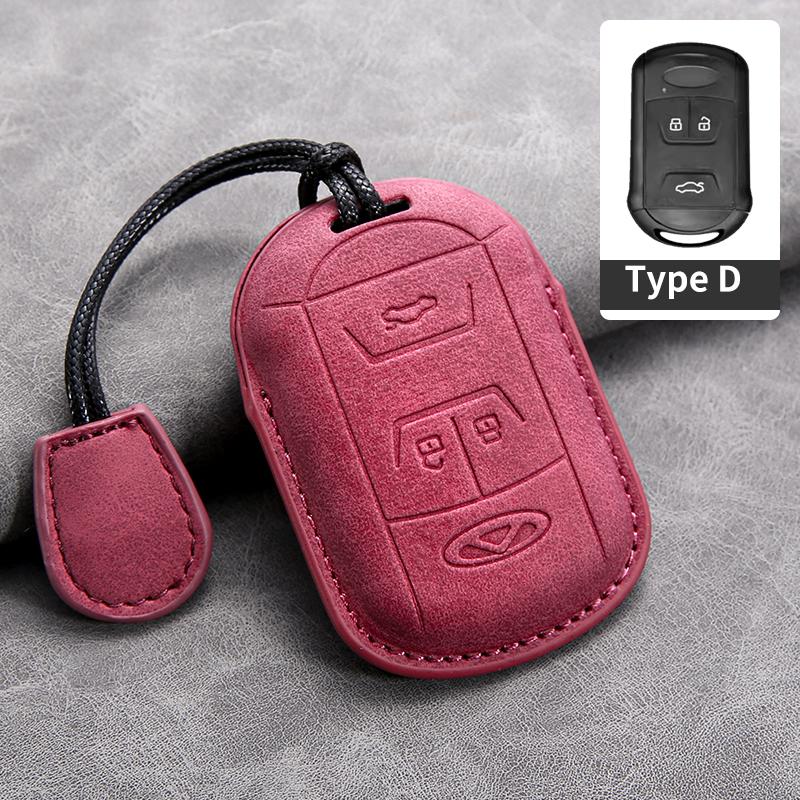 

Multi Styles for Chery To Genesis Car Smart Key Case Cover Key Pack Remote Protection Sleeve Buckle Rope Special Car Accessories