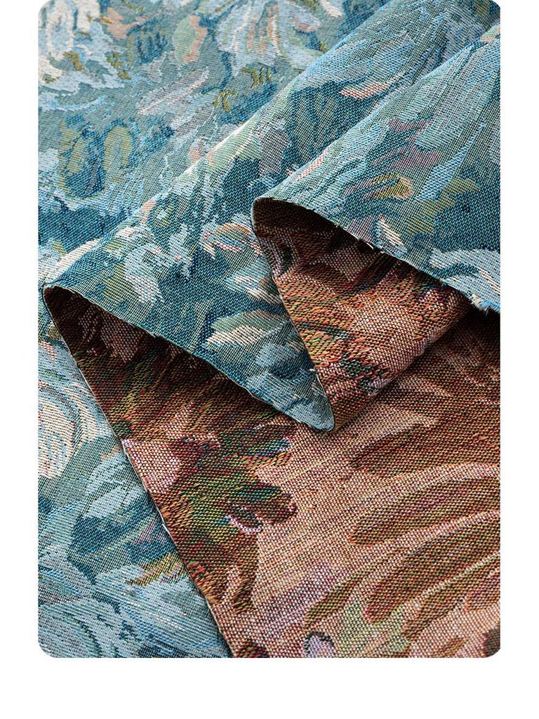 Monet-Style Jacquard Fabric for Apparel, Tablecloths & DIY Projects