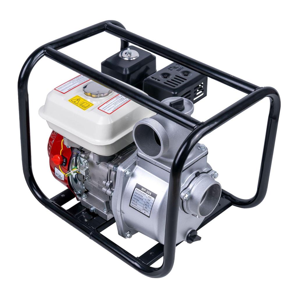 Four-Stroke Gasoline Water Pump, Self-Priming, 2-inch/3-inch, High Flow Rate & High Head, Ideal for Agricultural Irrigation.