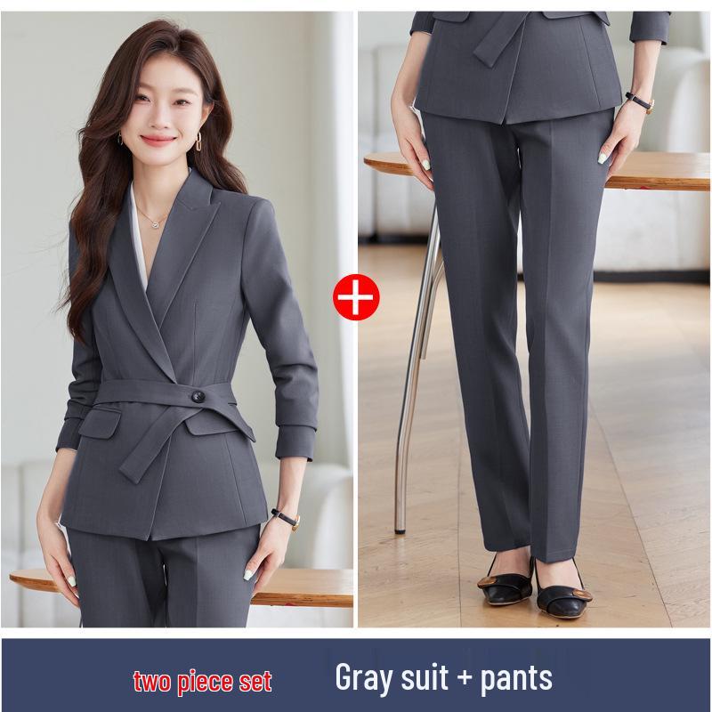 2024 Autumn/Winter Women's Versatile Professional Suit Set with Blazer