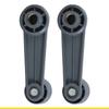 SZCH Window Crank Handle 2pcs Auto Window Handle Risers Winders Crank for T100, Pickup (Gray)