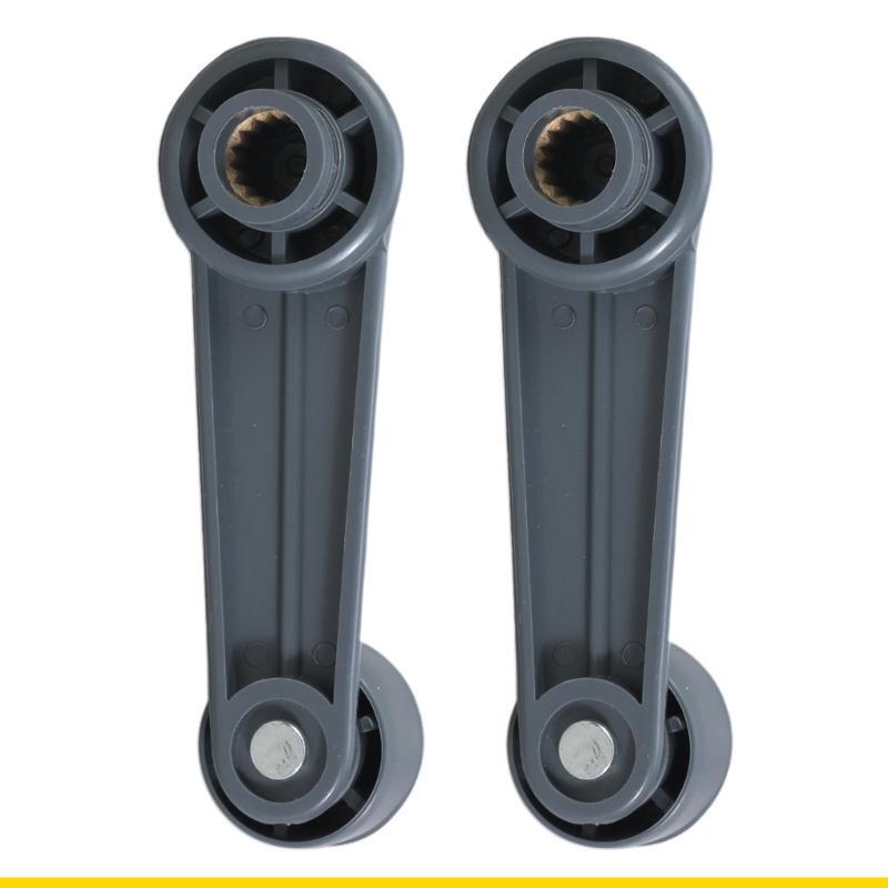 SZCH Window Crank Handle 2pcs Auto Window Handle Risers Winders Crank for T100, Pickup (Gray)