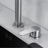 304 Stainless Steel Sink Faucet Hidden Lifting Folding Kitchen Faucet Hot and Cold Mixed Water Separate Sink Tap Dual Holes