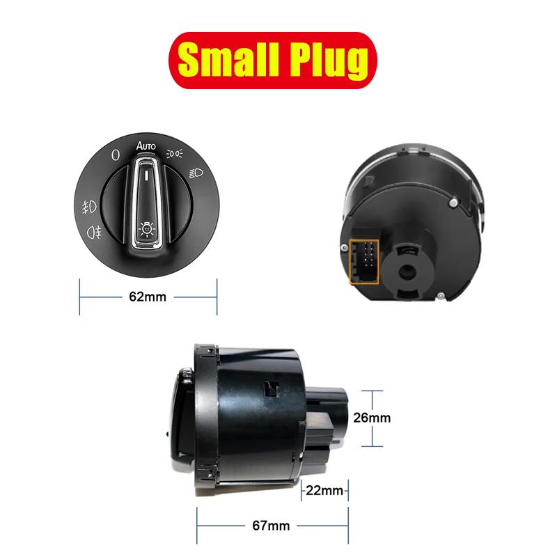 Headlight Automatic Switch For Volkswagen T-Roc A11 D11 2017-2025 2018 2019 2025 2025 Car Accessories Upgrade Tuning Modificati
