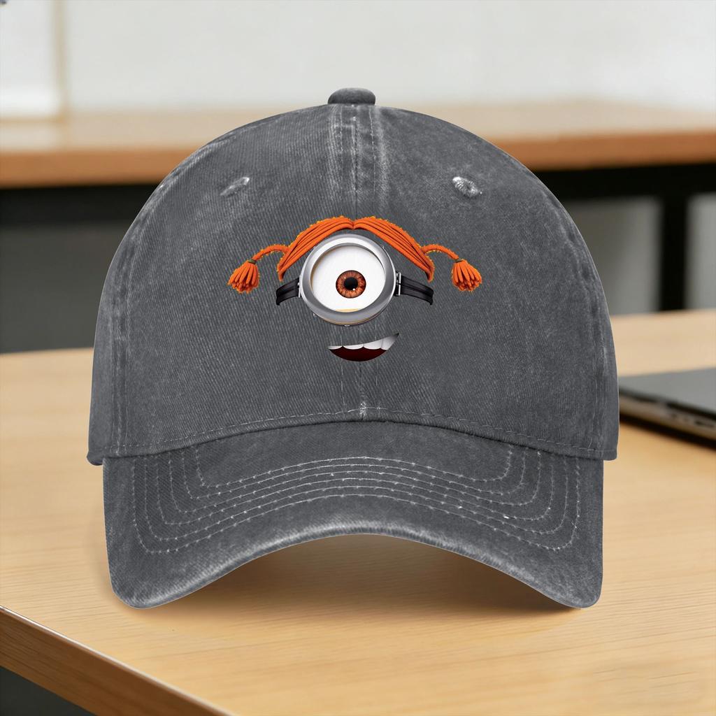 MMinions Cartoon Casual Baseball Cap For Unisex Women Summer  Outdoor Sport Hip Hop Hats Fashion Wholesale Snapback Cap