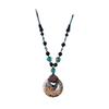 Vintage Chinese Style Pendant Geometric Long Women's Sweater Chain Whip Chain Versatile Collarbone Chain