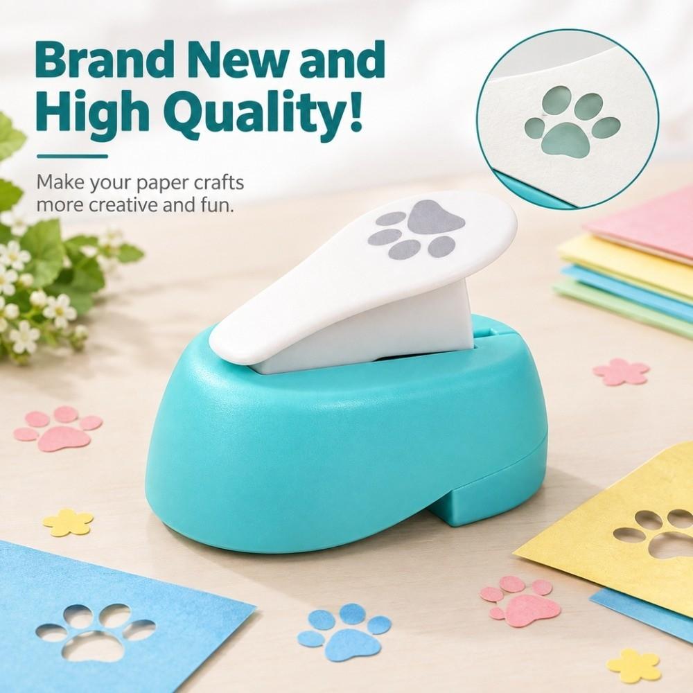 Plastic Craft Punch Hand Operated Paper Cutter Portable Hole Punch Handmade DIY